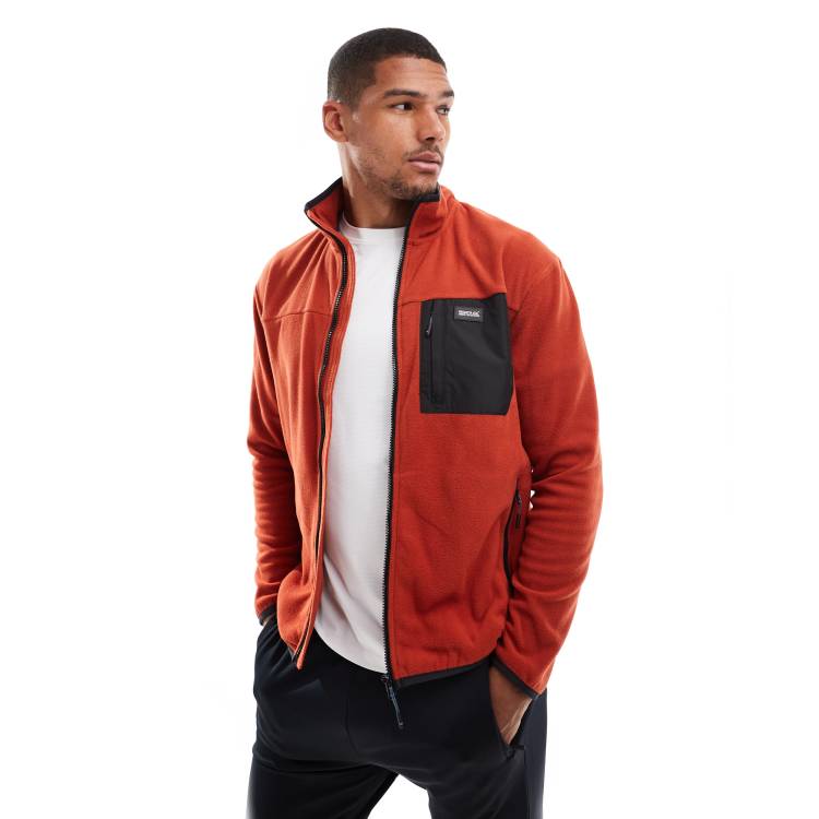 Regatta Frankie fleece in red ochre ASOS