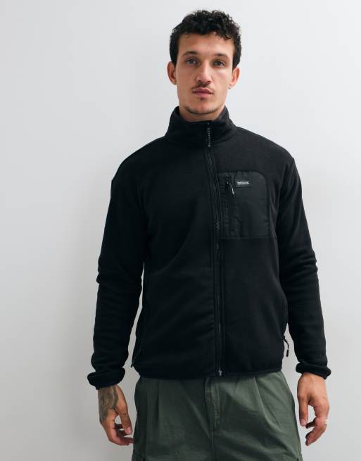 Regatta Frankie fleece met rits over de hele lengte zwart, 4 van 5