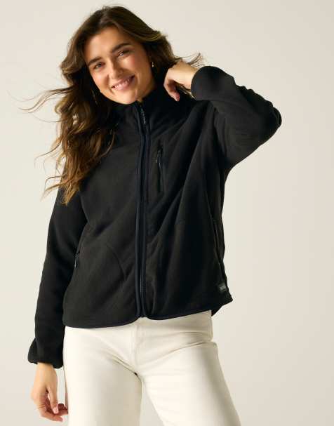 Regatta Frankie full zip cosy fleece in black - view 1
