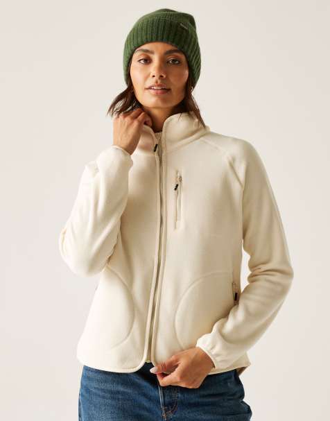 Regatta Frankie full zip cosy fleece in light vanilla - view 1