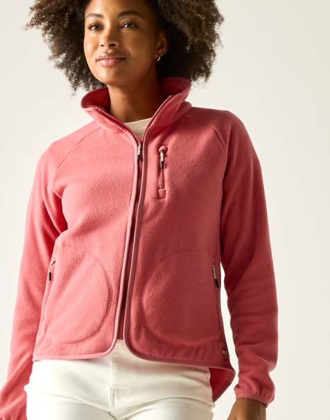 Regatta Frankie full zip cosy fleece in slate rose pink - view 1