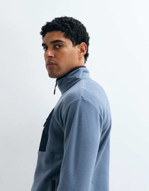 Regatta Frankie full zip fleece fleece in grey mirage navy, 2 of 5