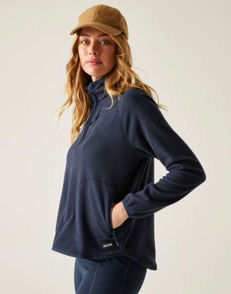 Regatta Frankie half zip cosy fleece in navy blue - view 1