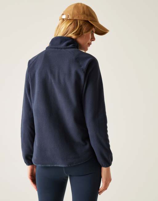 Regatta Frankie half zip cosy fleece in navy blue, 2 of 4