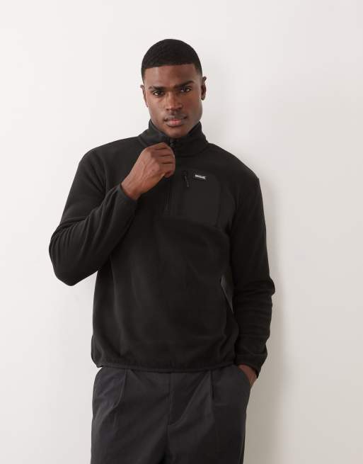 Regatta Frankie half zip fleece in black, 4 of 5