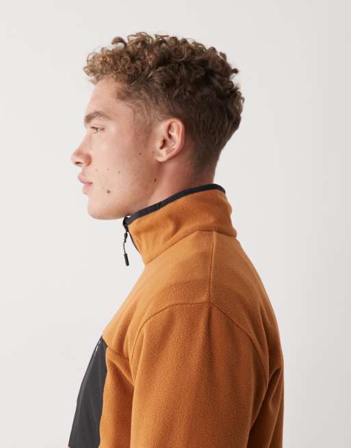 Regatta Frankie half zip fleece in brown, 4 of 5