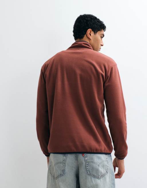 Regatta Frankie half zip fleece in dark cherry navy, 4 of 10