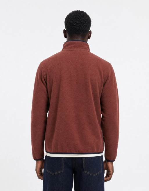 Regatta Frankie half zip fleece in dark cherry navy, 9 of 10