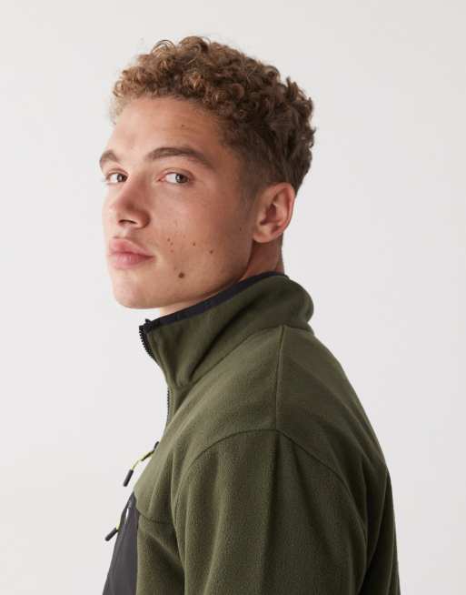 Regatta Frankie Borg Half Zip Pile Uomo, Morbido E Caldo, Con Mezza Zip E Tasca Sul Petto, Per Uscite E Tempo Libero - 5
