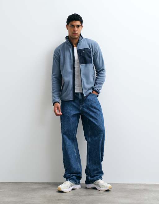 Regatta Frankie polaire zippée intégrale en gris Mirage marine, 3 de 5