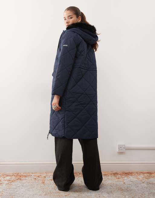 Regatta Freyla insulated jacket in blue, 4 of 4