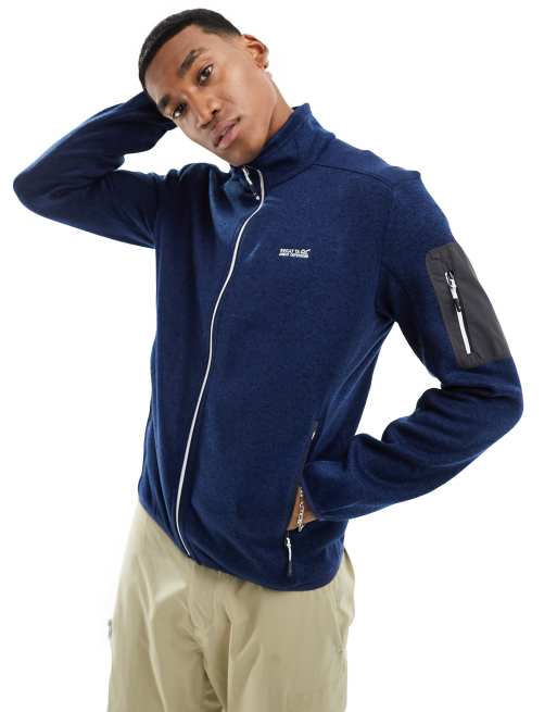 Regatta Full zip fleece in Navy