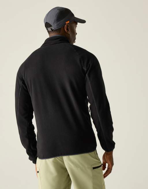 Regatta - Hadfield - Lichtgewicht behaaglijke fleece in zwart, 2 van 4