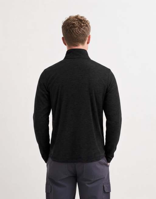 Regatta Harrow full zip fleece in black marl, 10 of 10