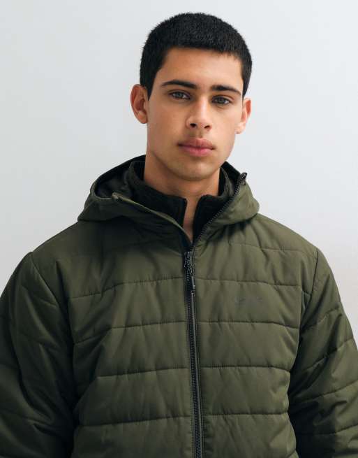 Regatta Helfa insulated quilted jacket in dark khaki, 4 of 5