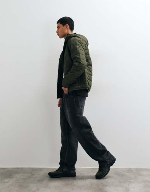 Regatta Helfa insulated quilted jacket in dark khaki, 5 of 5