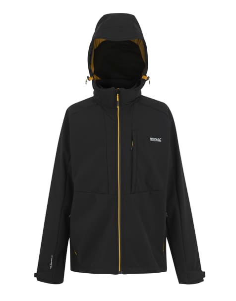 Regatta - Hewitts - Giacca softshell impermeabile nera - view 1
