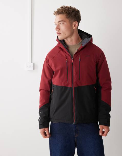 Regatta Highton stretch padded waterproof jacket in burgundy - view 1