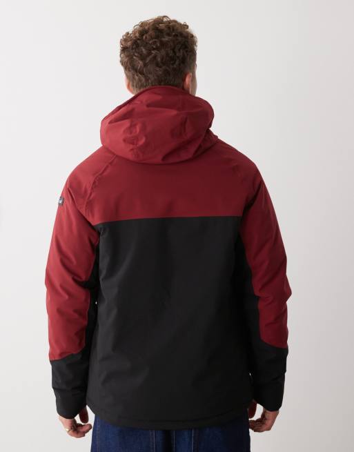 Regatta Highton stretch padded waterproof jacket in burgundy ASOS