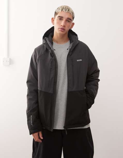 Regatta Highton stretch padded waterproof jacket in grey - view 1