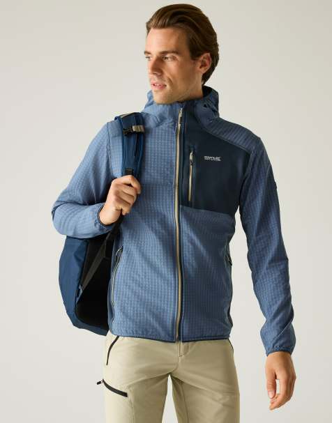 Regatta - Hiking Alven - Top midlayer con zip blu cielo notturno - view 1