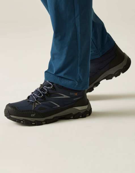 Regatta Holcombe 3 Waterproof Low Walking Boots in blue - view 1