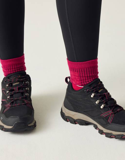 Regatta - Holcombe III - Chaussures de randonnée basses imperméables - Noir beaujolais, 3 de 4