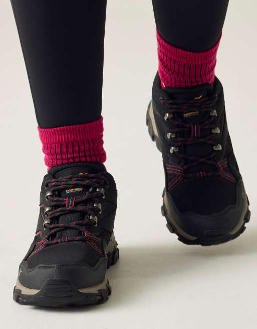 Regatta - Holcombe III - Chaussures de randonnée basses imperméables - Noir beaujolais, 4 de 4