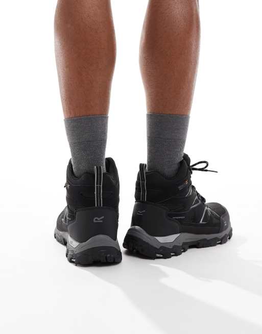 Regatta - Holcombe III - Chaussures de randonnée imperméables - Noir, 2 de 4