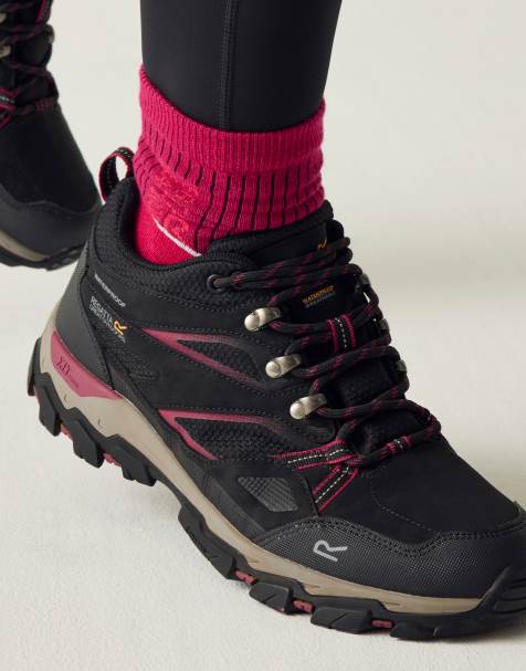 Regatta - Holcombe III - Scarpe da trekking basse impermeabili color nero beaujolais - view 1