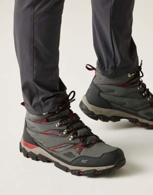 Holcombe III - Wasserdichte, atmungsaktive Stiefel in Grau-Braun Braun 45