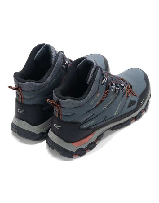 Regatta Holcombe iii waterproof hiking boots in dark storm brick, 2 of 3