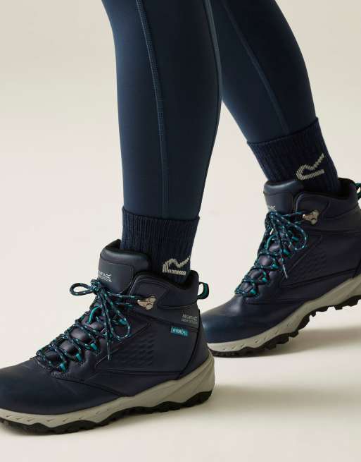 Regatta – Holcombe – Strapazierfähige, klassische Damenschuhe in Marineblau, 2 von 4