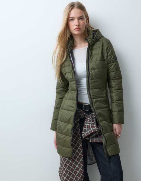 Regatta Hooded amara quilted jacket in olive night black - view 1