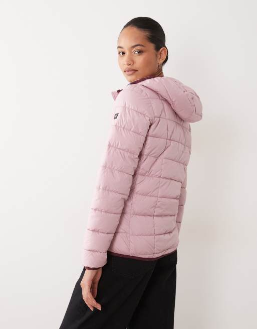 Regatta Hooded asper padded jacket in powder lilac, 4 of 4