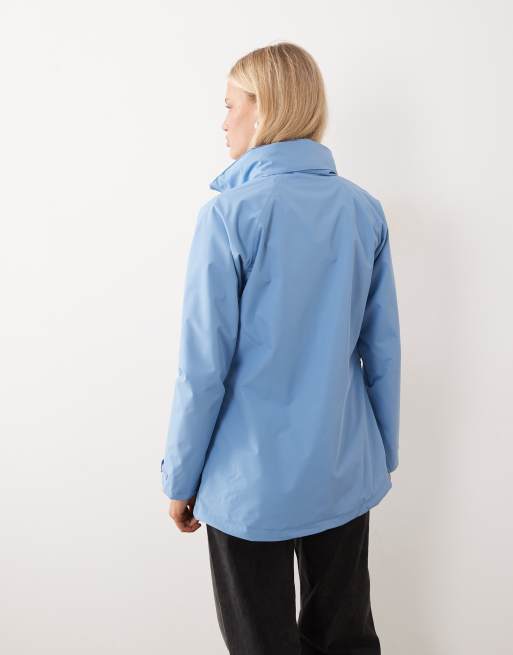 Regatta Hooded daysha ii waterproof shell jacket in washed denim, 4 of 4