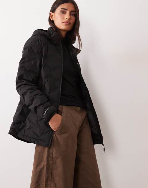 Regatta Hooded deyla quilted jacket in black - view 1