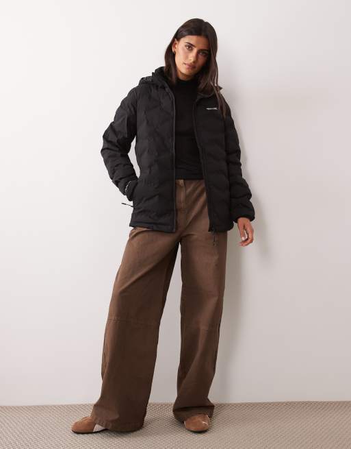 Regatta Hooded deyla quilted jacket in black, 2 of 4