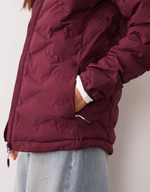 Regatta Hooded deyla quilted jacket in fig, 3 of 4