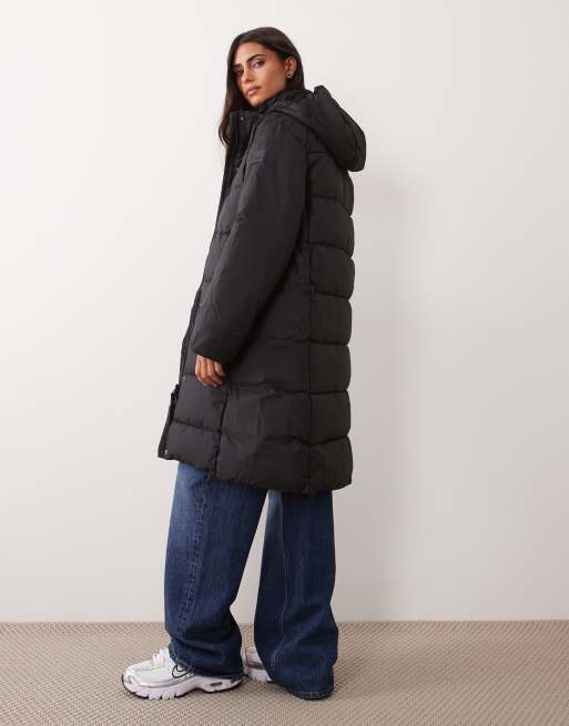 Regatta Hooded eryn quilted jacket in black, 4 of 4