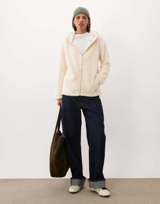 Regatta Hooded evelina fleece in light vanilla, 2 of 4