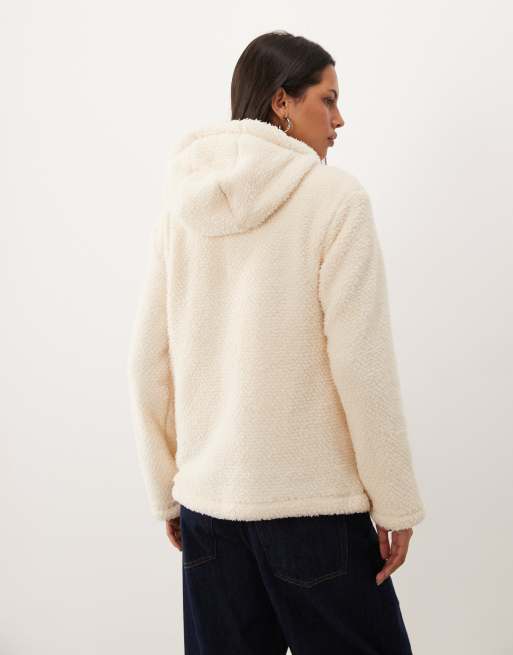 Regatta Hooded evelina fleece in light vanilla, 4 of 4
