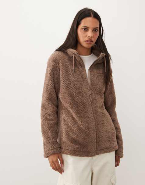 Regatta Hooded evelina fleece in mocha - view 1
