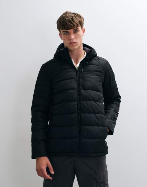 Regatta Hooded frankie padded quilted jacket in black iron - view 1