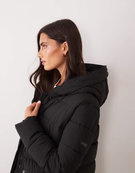 Regatta Hooded nehiala quilted jacket in black, 3 of 4