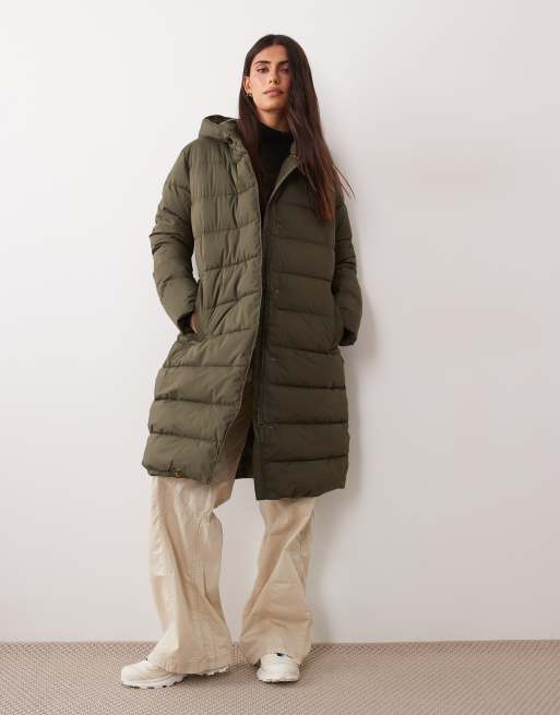 Regatta Hooded nehiala quilted jacket in dark khaki, 3 of 4
