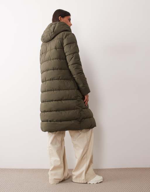 Regatta Hooded nehiala quilted jacket in dark khaki, 4 of 4