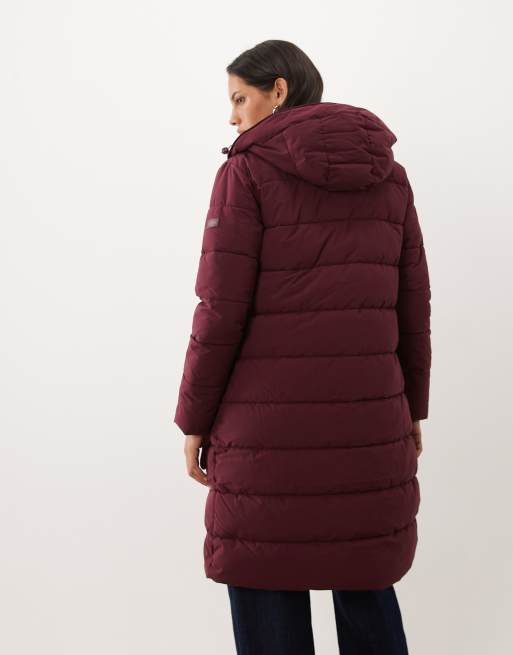 Regatta Hooded nehiala quilted jacket in fig, 3 of 4