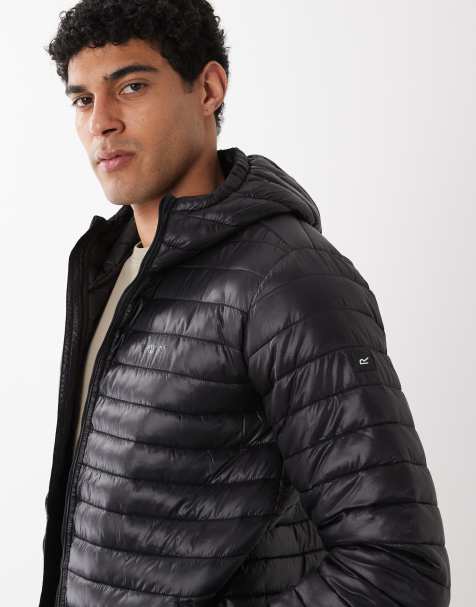 Regatta Hurden quilted jacket in black - view 1