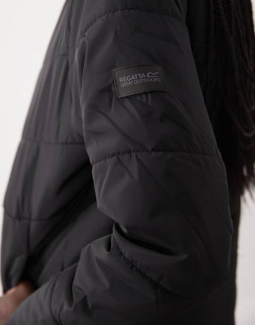 Regatta Insulated amelle quilted jacket in black, 3 of 4